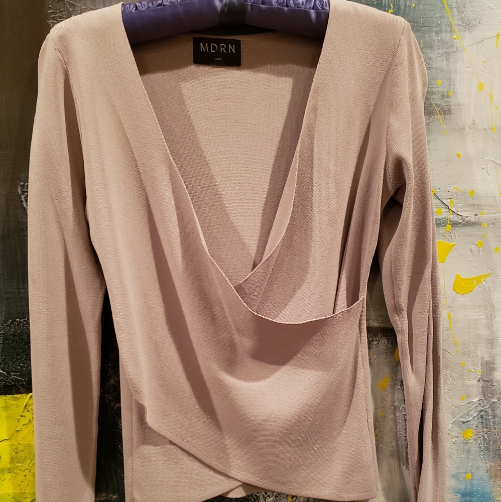 Modern Citizen mock wrap top